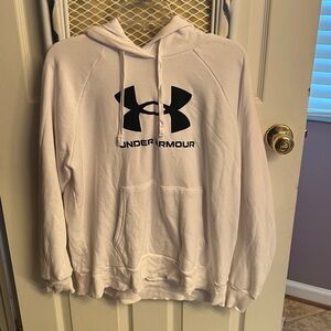 Under Armour White Pullover Hoodie